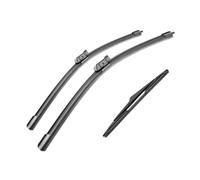 Limpiaparabrisas Parabrisas Para Peugeot 3008 MK2 2017 2018 2019 2020 2021 28 "+ 16" + 12 "Parabrisas Delantero Y Trasero Accesorios Para Ventanas 3 Piezas Escobilla Limpiaparabrisas