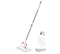 Limpiaparabrisas plano sin contacto, con de sujeción a presión | Clip Mop 360 grados de rotación, mango de tela, herramienta de limpieza para parquet, cocina, lavadero, casa, garaje