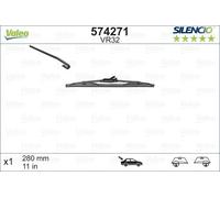 Limpiaparabrisas Seat Altea XL 01-10 (574271) OEM Valeo