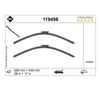 Limpiaparabrisas SWF Visioflex 119498, 650/430mm, Frente, 2 Pieza