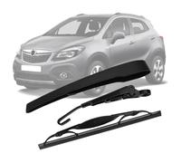 Limpiaparabrisas Trasero de Coche Compatible con O-pel/Vauxhall Mokka/Mokka X J13 2012-2019, Juego de Brazo y Hoja de Kit de limpiaparabrisas Trasero de Coche Impermeable