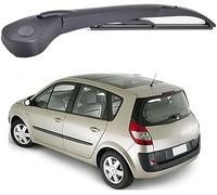Limpiaparabrisas Trasero de Coche para Renault Scenic 2 / Grand Scenic MK 2, Limpiaparabrisas Trasero Piezas de Repuesto para Ventanas de Limpieza de Caucho