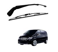 Limpiaparabrisas Trasero del Coche para Benz Viano W638 2004-2013, Juego de Brazo y Escobilla de Limpiaparabrisas Trasero