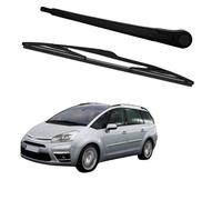 Limpiaparabrisas Trasero del Coche para Citroën C4 Picasso 2006, Juego de Brazo y Escobilla de Limpiaparabrisas Trasero