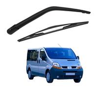 Limpiaparabrisas Trasero del Coche para Renault Tafic 2001-2006, Juego de Brazo y Escobilla de Limpiaparabrisas Trasero