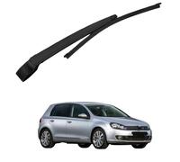Limpiaparabrisas Trasero del Coche para VW Golf 6 MK6 2009-2013, Juego de Brazo y Escobilla de Limpiaparabrisas Trasero