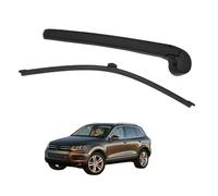 Limpiaparabrisas Trasero del Coche para VW Touareg 2011-, Juego de Brazo y Escobilla de Limpiaparabrisas Trasero