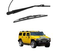 Limpiaparabrisas Trasero para Hummer H2 2003-2009, Escobilla de Limpiaparabrisas Trasera Brazo de Parabrisas Ventana Escobilla