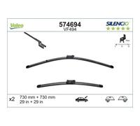 Limpiaparabrisas Valeo 574694 Silencio Flat Blade Set para Ford