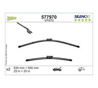 Limpiaparabrisas Valeo 577970 Silencio Flat Blade Set para Bmw Ford