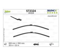 Limpiaparabrisas VALEO AquaBlade 572324, 650/550mm, Frente, 2 Pieza
