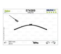 Limpiaparabrisas VALEO Silencio 574589, 500mm, Trasera, 1 Pieza