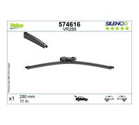 Limpiaparabrisas VALEO Silencio 574616, 280mm, Trasera, 1 Pieza