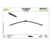 Valeo Silencio 1x Escobilla Limpiaparabrisas VR289 - Trasera - 250 mm