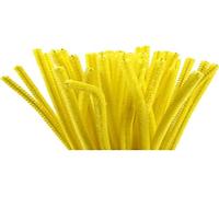 Limpiapipas, grosor 6 mm, L: 30 cm, amarillo, 50 unidades