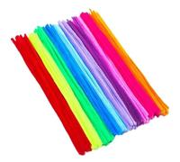 Limpiapipas Limpiadores De Pipas De Chenilla De Colores, Varillas De Alambre De Espumillón De Felpa, Tiras De Pelo, Manualidades, Juguetes Educativos Al Por Mayor(Black,300PCS)