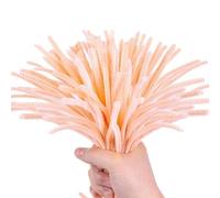 Limpiapipas manualidades 20/50/1000 Uds DIY chico creativo de chenilla palos vástago limpiador tuberías accesorios artesanía a mano(Macrn champagne,50pcs)