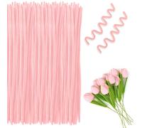 Limpiapipas Manualidades, Pipe Cleaner Crafts, 200 Piezas, Rosa