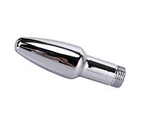 Limpiar el cabezal de la ducha Metal Enema Ducha Sistema de riego Colon Aluminio Ducha Sistema de limpieza del baño Limpiador (plateado)