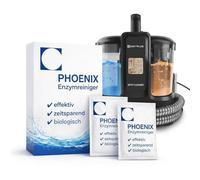 Limpiar juguetes 20g (1L) + lámpara UV + aspirador | contra saliva, leche, zumo y restos de papilla en peluches | protege los materiales | Phoenix Enzymreiniger