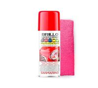 LIMPIARCOCHE.COM SANMARINO Abrillantador de carrocerías Efecto Coche Nuevo Spray 520 CC. + Bayeta Microfibra