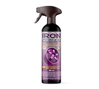 LIMPIARCOCHE.COM Sanmarino Limpia Llantas Descontaminante Férrico, Limpieza Coche y Moto, pH Neutro sin Ácidos, Iron Clean 500 ML.