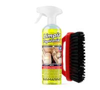 LIMPIARCOCHE.COM SANMARINO LIMPIATAPICERIAS Textil con Pistola 500 ML. + Cepillo