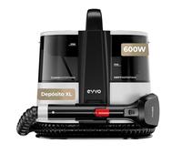 Limpiatapicerias EVVO AM65 - Limpiador Tapicerías Potente 600W, Limpia Tapicerias Sofá y Coche, Pulveriza y Aspira, Aspiradora de Agua con Depósitos Separados, Manguera 1.2m y Accesorios de Limpieza