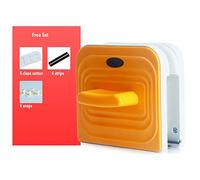 Limpiavidrios magnético， Cepillo limpiador de ventanas, equipo de lavado, limpiacristales, herramienta de limpieza for edificios de gran altura(B Orange 30~40mm)