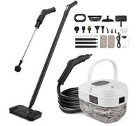 Limpieza a Vapor,2500W Limpiador Vapor PortáTil con 19 Accesorios, de 1600ML de Tanque,Limpiador a Vapor de Mano para Muebles de Cocina, Baño, Automóvil, Piso, Sofá