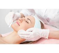 Limpieza con punta diamante extracción manual peeling ultrasónico radiofrecuencia máscara led y tratamiento caviar