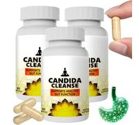 ¡Limpieza De Candida! Restaura Tu Salud Intestinal Natural. Limpieza De Candida, Apoyo Para El Intestino Y El Colon. Hierbas Naturales Para El Intestino,60 Cápsulas (3 frascos)