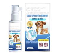 Limpieza de Dientes de Perro - Spray desodorizante para de Mascotas, Spray de Cuidado, solución para el Aliento, Spray de Limpieza Seguro de Dientes de Mascotas para Cachorros Grandes