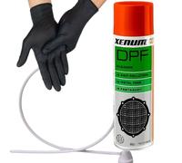 Limpieza de Diesel Nettoyant Fap Limpiador Fap Diesel Dpf Cleaner Xenum Sin Desmontaje 400ml + Guantes Nitrilo + Boquilla de Inyección Pase al Control Técnico Sin Problemas Ahorro de Dinero