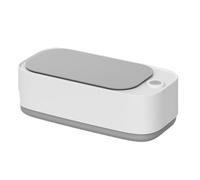 Limpieza de joyas ultrasónicas - Lavadora de luna automática, 45.000 Hz Unidad de limpieza | Herramienta de pulido de joyas básica no resbalada para anillos, vidrios, pendientes,