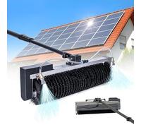 Limpieza De Paneles Solares Cepillo Y Pértiga, Cepillo Rodillo Eléctrico De Limpieza, Con Pértiga Telescópica Con Alimentación De Agua, Para Paneles Solares, Ventanas Y Techos(550cm)