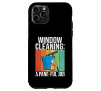 Limpieza de Ventanas a Pane Ful Job Divertido Limpiador de Ventanas Carcasa para iPhone 11 Pro
