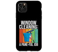 Limpieza de Ventanas a Pane Ful Job Divertido Limpiador de Ventanas Carcasa para iPhone 11 Pro MAX