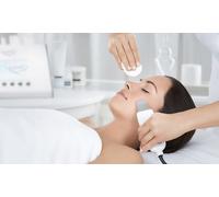 Limpieza facial express con corriente galvánica
