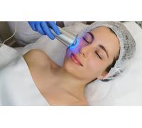 Limpieza facial total face boost con radiofrecuencia facial peeling crema reparadora