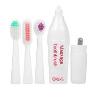 Limpieza Masaje Dedo Cuidado Dental Mascota Perro Cepillo de dientes eléctrico Mascota Perro Cepillo de dientes Eléctrico Suave Mascota Perro Dedo Cepillo de dientes para perros(red)