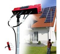 Limpieza Placas fotovoltaicas Cepillo de Limpieza Telescopico,9m Herramienta de Limpieza de Ventanas Altas para Limpie Extensible para Paneles solares fotovoltaicos Cepillo de Lavado de Coches