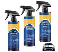 Limplex Car Coating Spray, Spray Coating Agent, Quick Effect Multi-functional Long-Lasting Protection Coat Renewal Agent Wax Polish for Vehicles Waterless Wash Easy Use(