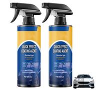Limplex Car Coating Spray, Spray Coating Agent, Quick Effect Multi-functional Long-Lasting Protection Coat Renewal Agent Wax Polish for Vehicles Waterless Wash Easy Use(