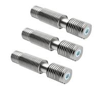 Limtula 1/2 / 3PCS Impresora 3D Heatbreak para KP3S / KP3SPro / KP3SProS1 Extrusora de Acero Inoxidable Hotend Throat