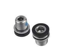 Limtula 2 Tornillos hexagonales para Brazo de manivela de Bicicleta, Tornillos de Repuesto sin para Soporte, Tornillos de manivela para Bicicleta, Pernos de fijación hexagonales