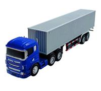 Limtula 20.5CM Die-Cast Metal Container Truck Model Realistic Detailing Collectible Display for Home Office Enthusiasts Alloy Truck Figurine