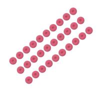 Limtula 30 Fundas de Espuma viscoelástica de 15 mm, Red | Cubiertas de espuma viscoelástica para auriculares, cómodas piezas de reparación de almohadillas para orejeras
