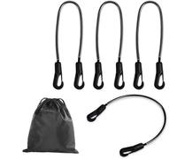 Limtula 4 correas para manta de caballo, clips de doble gancho, cierres ajustables para las piernas, accesorios elásticos de repuesto