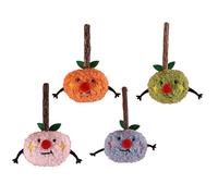 Limtula 4 Paquetes Gatos Masticando Peluche Juguete Que Suena Interactivamente Picaduras De Masticación para Dientes Sanos Y Festives Interactivamente Divertidos